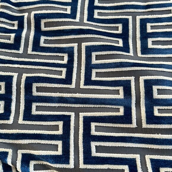 Custom Retro Pattern Pillow Covers (2) 19”x19” - Picture 2 of 6